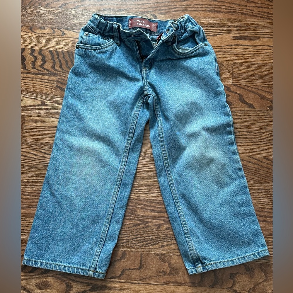Levi’s Little Kids 569 Loose Straight Denim Jeans size 5
